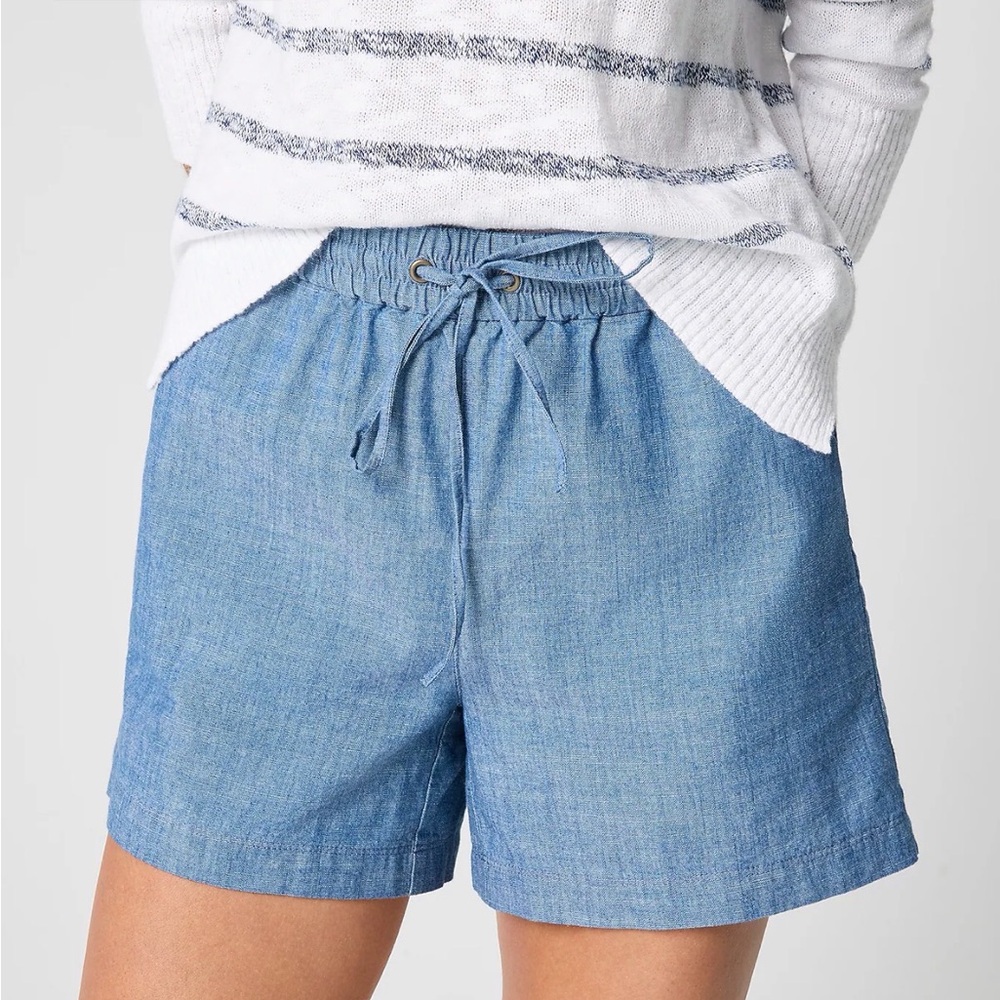 J.Crew Chambray Drawstring Shorts